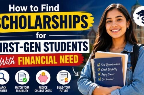 How to Find Scholarships for First-Gen Students With Financial Need